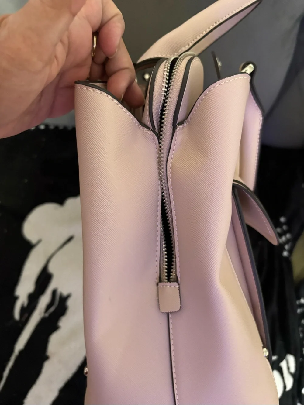 Steve Madden Blush Pink Structured Satchel Handbag